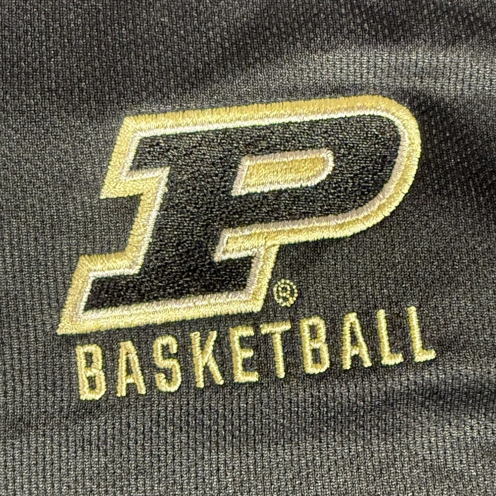 Purdue Boilermakers Polo Shirt Mens 3XL Black NCAA Basketball Clique Embroidered - Picture 3 of 13